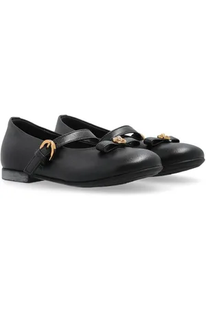 VERSACE Bailarinas con placa del logo