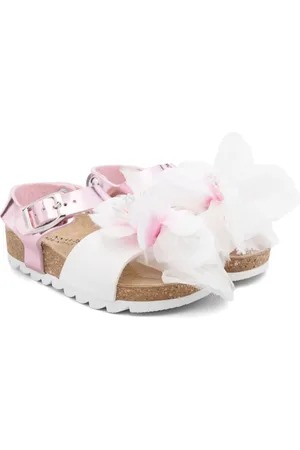 MONNALISA Sandalias con aplique floral