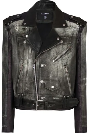 Balmain Chaqueta con estampado trompe l