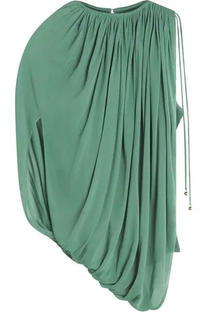 Lanvin Top de tejido jersey drapeado