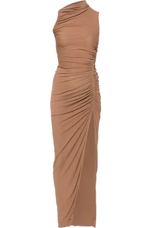 Rick Owens Vestido largo Svita fruncido