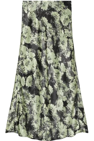 Tory Burch Falda larga estampada