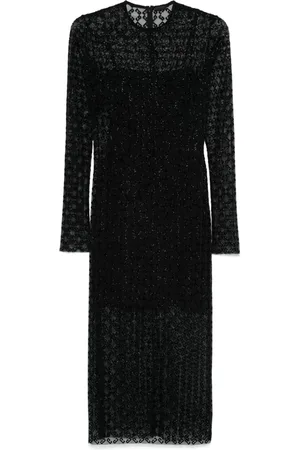 Givenchy Vestido midi translúcido