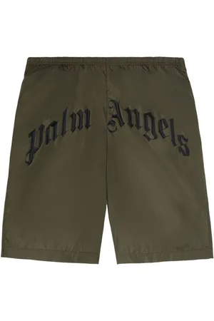 Palm Angels Bañador con logo redondeado