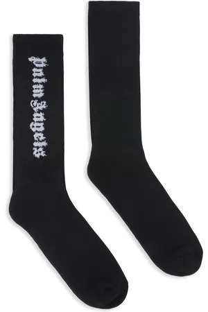 Palm Angels Calcetines con llamas del logo