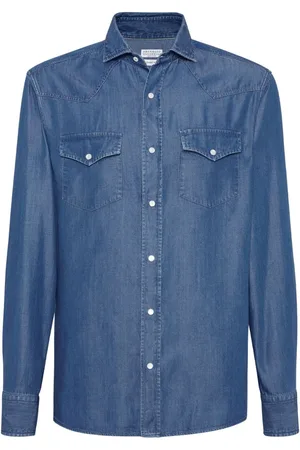 Brunello Cucinelli Camisa vaquera