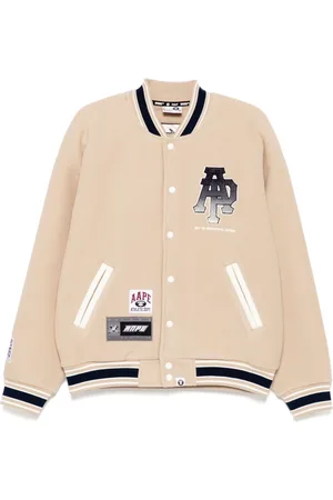 A Bathing Ape Chaqueta varsity con logo