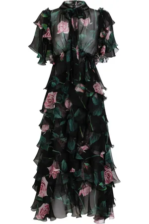 Dolce & Gabbana Vestido midi con estampado floral