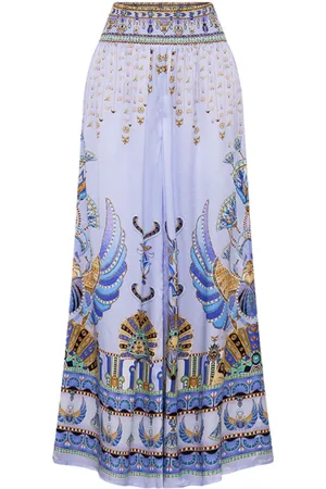 Camilla Pantalones con cintura fruncida