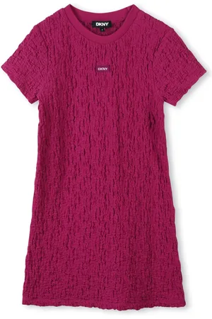 DKNY Vestido con efecto gofrado