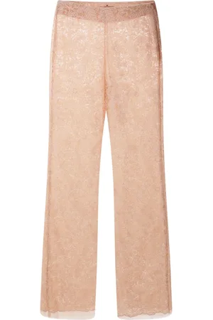 ERMANNO SCERVINO Pantalones acampanados con encaje