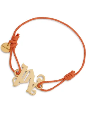 Palm Angels Pulsera de cuerda con monograma