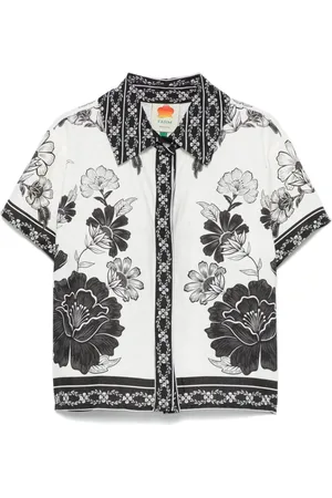 Farm Rio Camisa con estampado floral