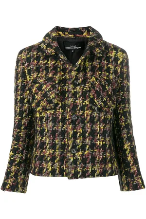 Comme des Garçons Chaqueta corta en tejido bouclé