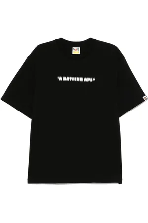A Bathing Ape Camiseta con logo pixelado