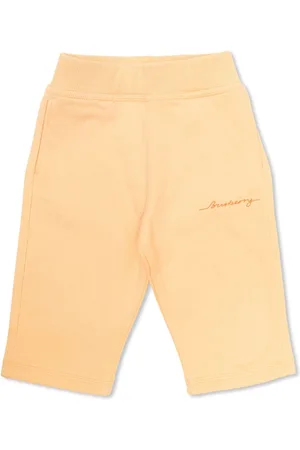 Burberry Pantalones con logo estampado
