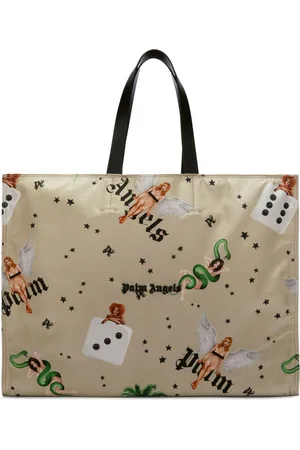Palm Angels Bolso shopper pin-up