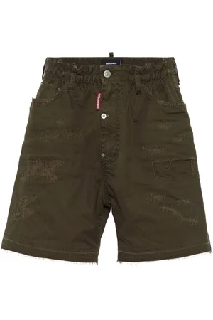Dsquared2 Bermudas de algodón con costuras