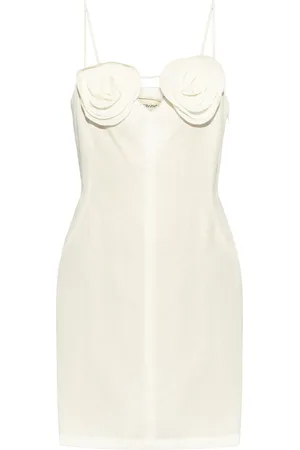 BLUMARINE Vestido corto con detalle de rosa