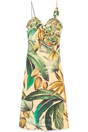 Farm Rio Vestido midi Bananart