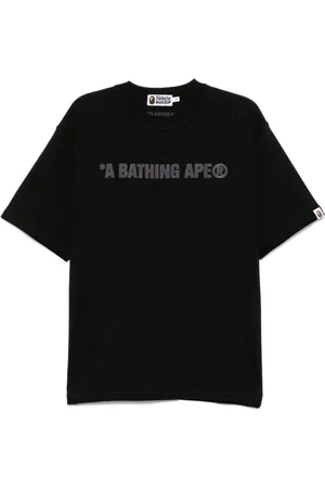 A Bathing Ape Camiseta con logo bordado