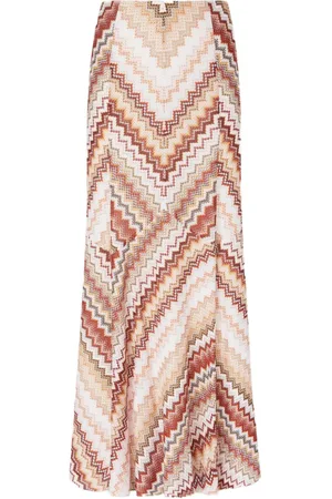 Missoni Falda larga con motivo en zigzag