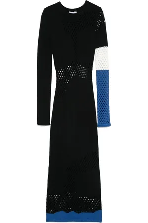 Patrizia Pepe Vestido midi de punto flojo
