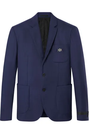VERSACE Blazer de lana con botones