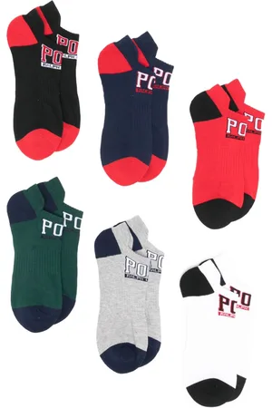 Ralph Lauren Pack de seis pares de calcetines con logo en intarsia