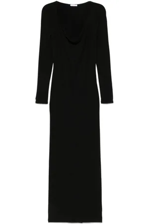 Patrizia Pepe Vestido largo con pliegues