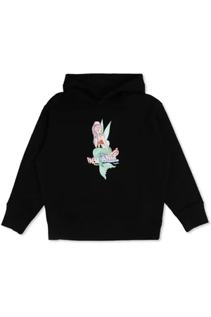 Palm Angels Sudadera con capucha y sirena estampada