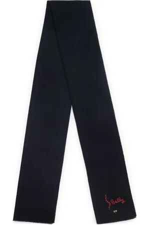 Bally Bufanda con logo en intarsia