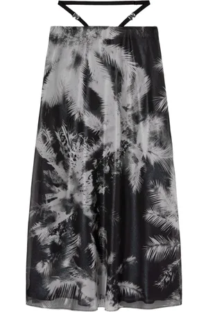 Palm Angels Falda midi Blueprint