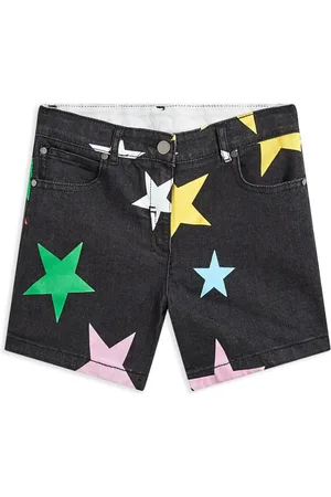 Stella McCartney Pantalones vaqueros cortos con estrella