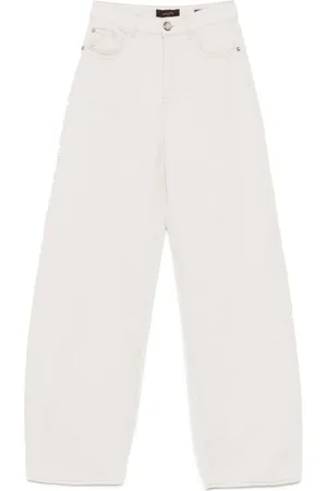 MOORER Pantalones Blanche