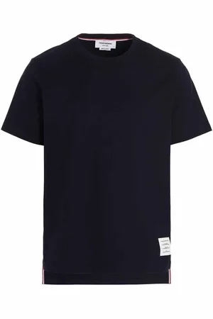 Thom Browne Camiseta con etiqueta del logo