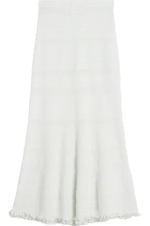 Lanvin Falda larga con costuras en contraste
