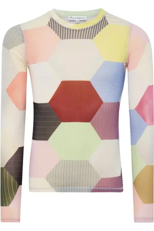 J.W.Anderson Top con estampado patchwork