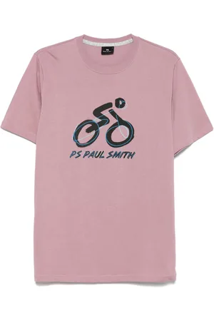 Paul Smith Camiseta con bicicleta estampada