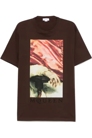 Alexander McQueen Camiseta con estampado gráfico