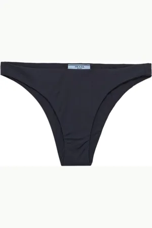 Prada Bragas de bikini de canalé