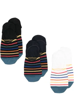 Paul Smith Pack de tres pares de calcetines No Show Gilbert