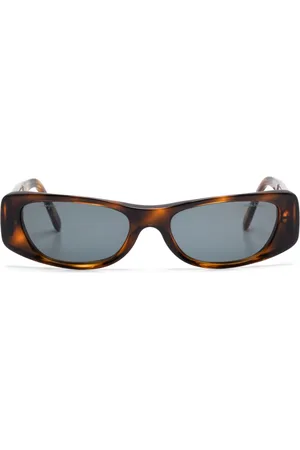 Salvatore Ferragamo Gafas de sol con efecto de carey