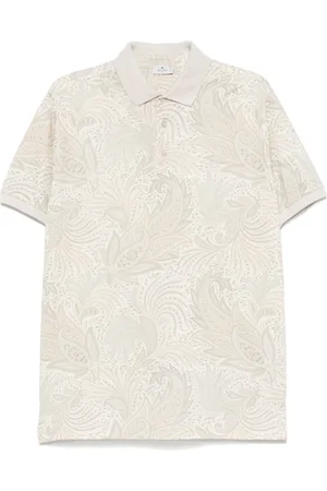 Etro Polo con estampado de cachemira