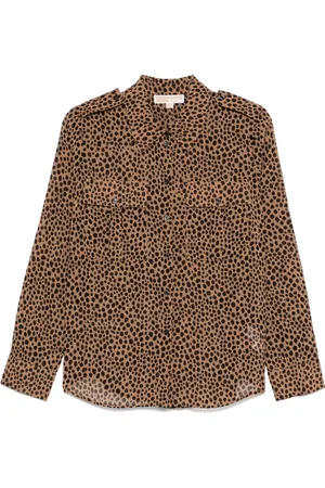 Michael Kors Camisa con motivo de leopardo