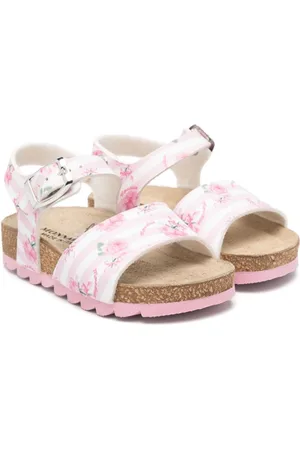 MONNALISA Sandalias con estampado de rosas
