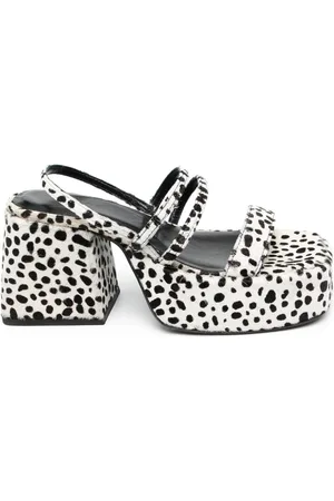 REJINA PYO Mules Flossie Platform con tacón de 90 mm