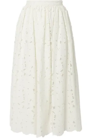 Erdem Falda midi fruncida