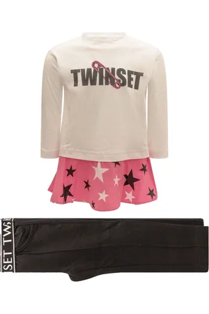 Twin-Set Conjunto con pantalones y estampado de estrellas