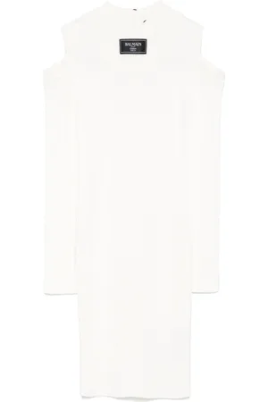 Balmain Vestido corto con escote corazón